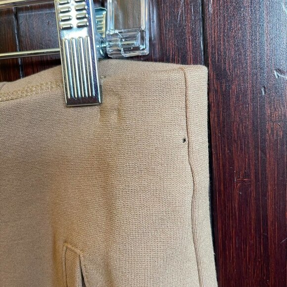 CHICOS Women's Size 0.5 Brown Stretchable, Elastic Waist Taper Leg Ankle Pants - Picture 6 of 10